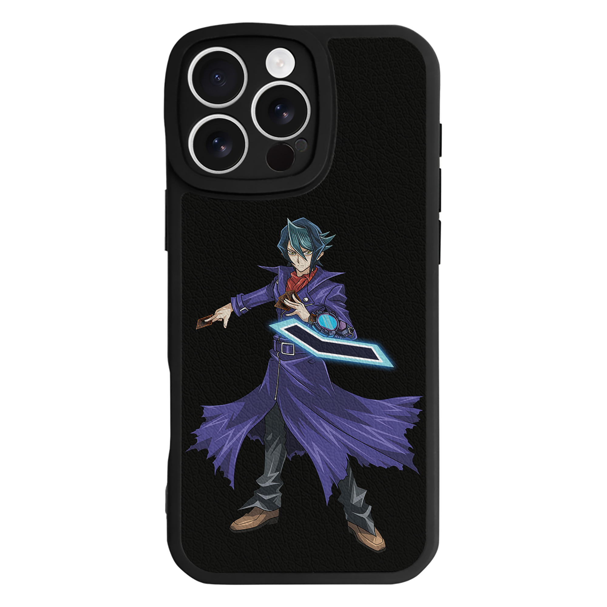 遊☆戯☆王 Yu-Gi-Oh! 【iPhone 16シリーズ対応】シリコンスマホケース（レザー調） 材質：シリコン